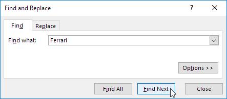 Hướng dẫn về chức năng tìm và thay thế (Find&Replace) trong Excel